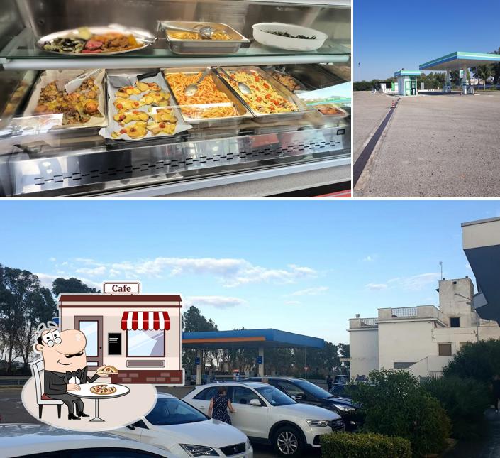 Guarda l'area esterna di Metapoint bar stazione di servizio metano