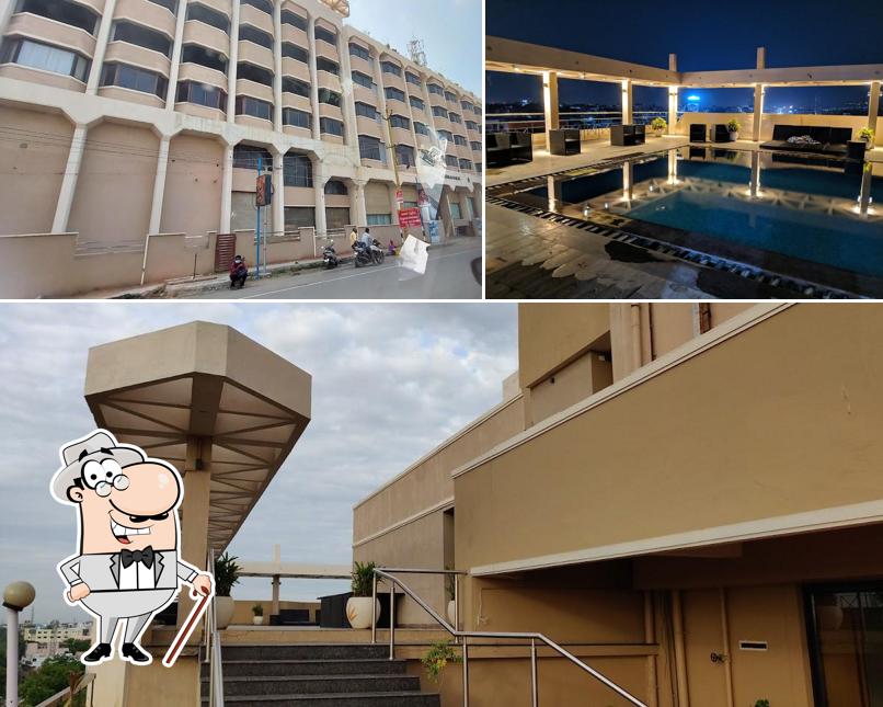 You can get some fresh air at the outside area of Hotel Germanus