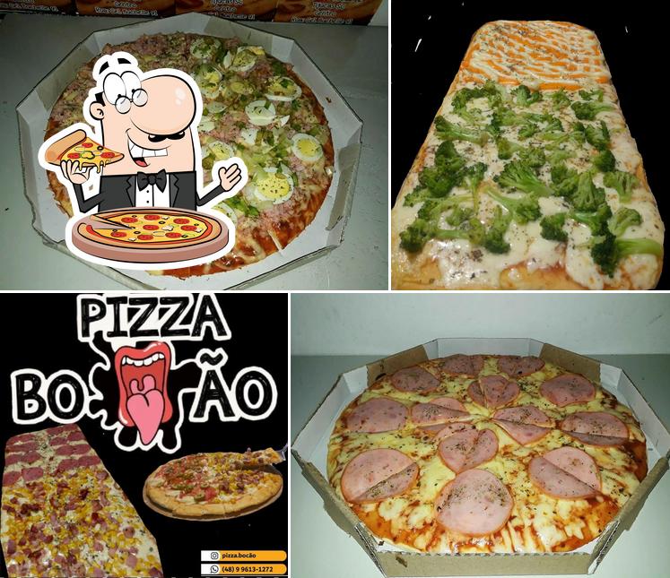 No Pizza Bocão, você pode pedir pizza