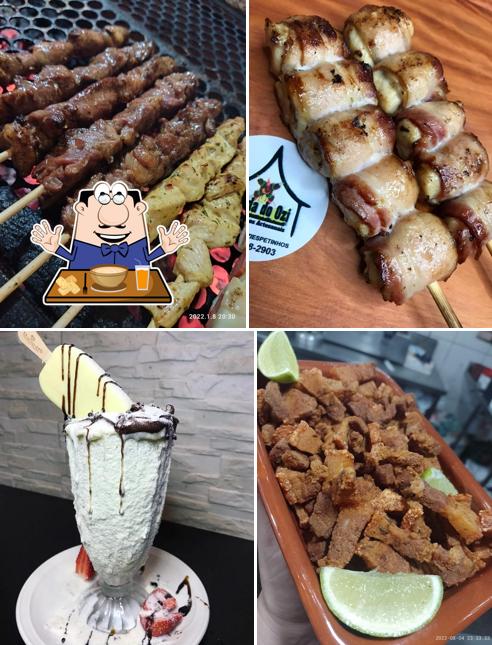 Platos en Tenda do Ozi Espetinhos