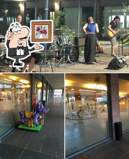 Gli interni di Platz Cafè