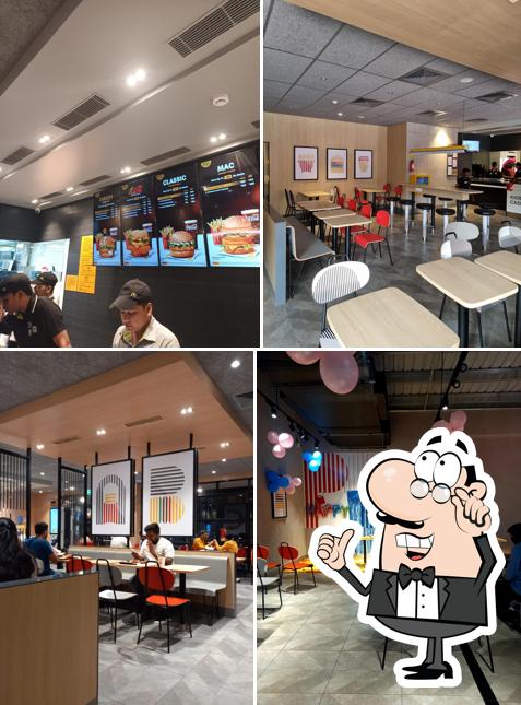 The interior of McDonald's