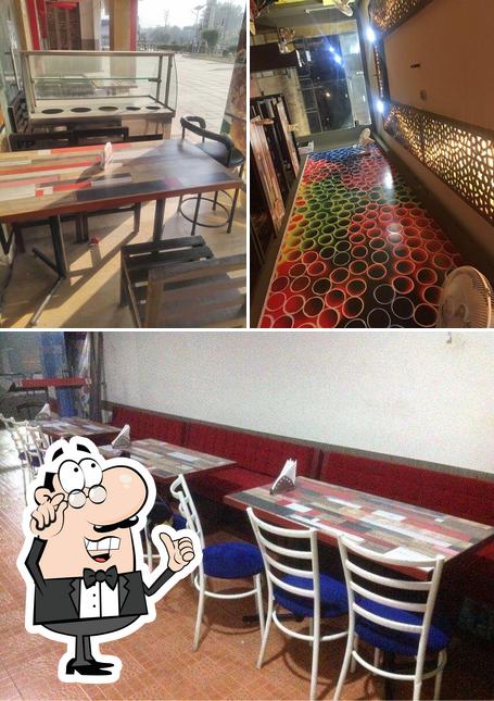 The interior of Paratha express