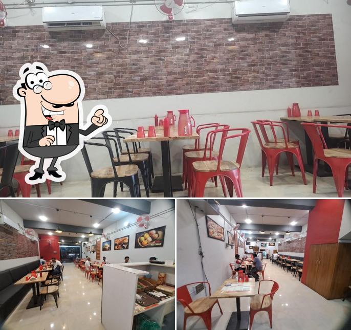 The interior of Pizza day Cafe Mayiladuthurai