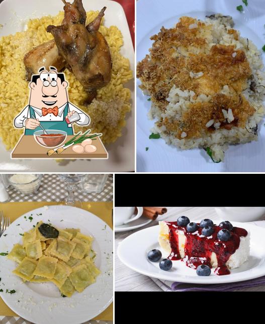 Ravioli al Ristorante Cacciatori e Pescatori