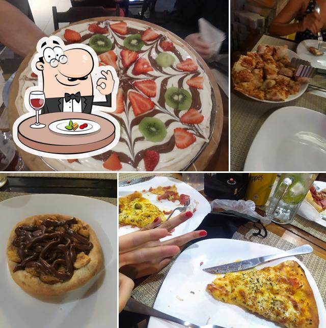 Platos en Pizzaria Fornaci