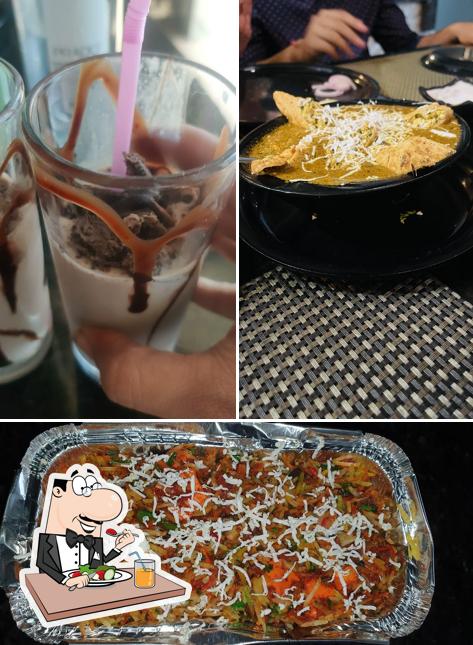 Food at Veggie the restro and cafe