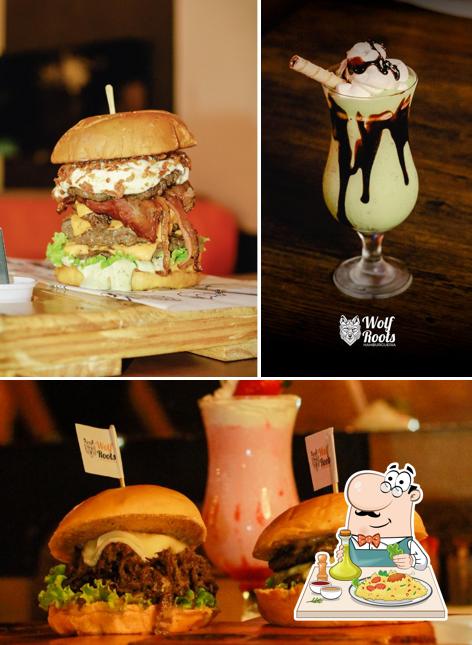 Sanduíche de carne de porco desfiada em Wolf Roots