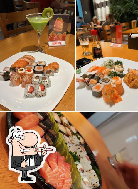 Escolha diversas opções de sushi