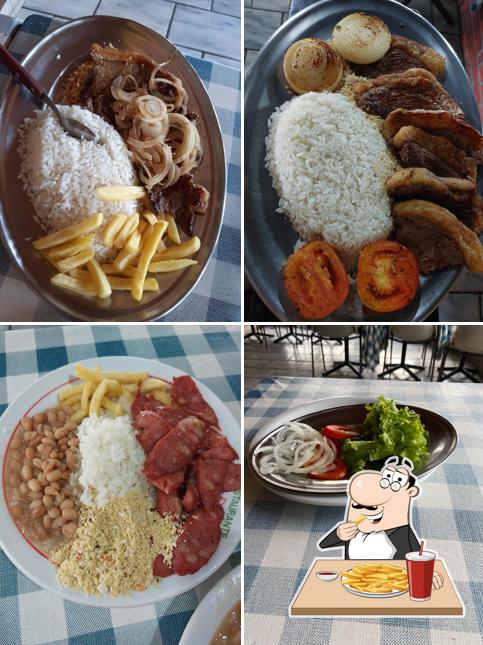 Batata frita em Restaurante Sarava