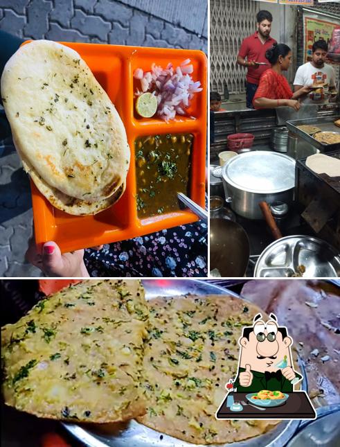 Food at C .R .K . Paratha Centre ITWARI