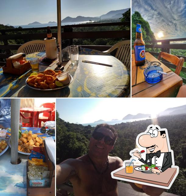 Platos en Mirante Bar Baleia