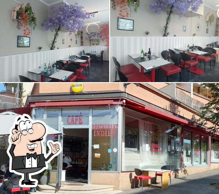 Gli interni di Trishul café restaurant Indien(Indian Restaurant in Lausanne)