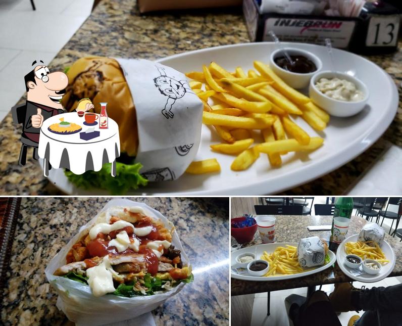 Hambúrguer em Hora do Lanche