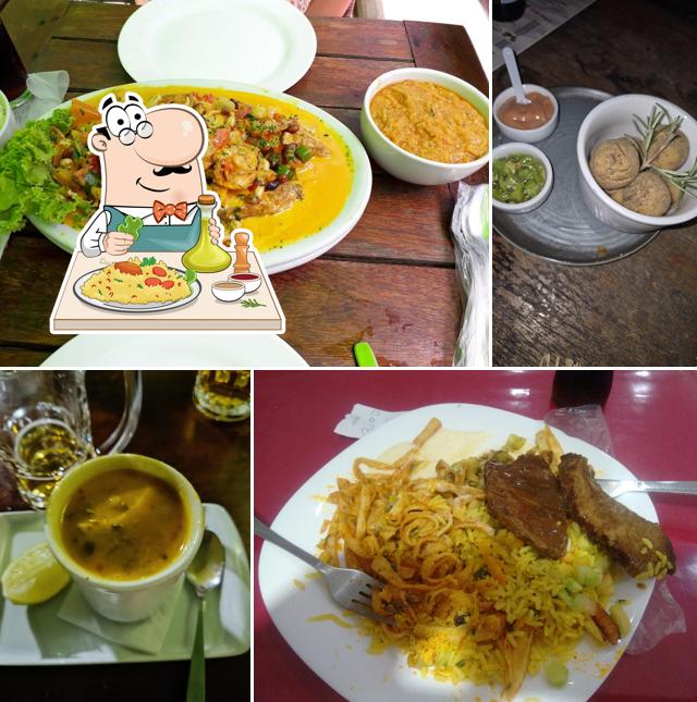 Platos en Kanoa Beach Bar