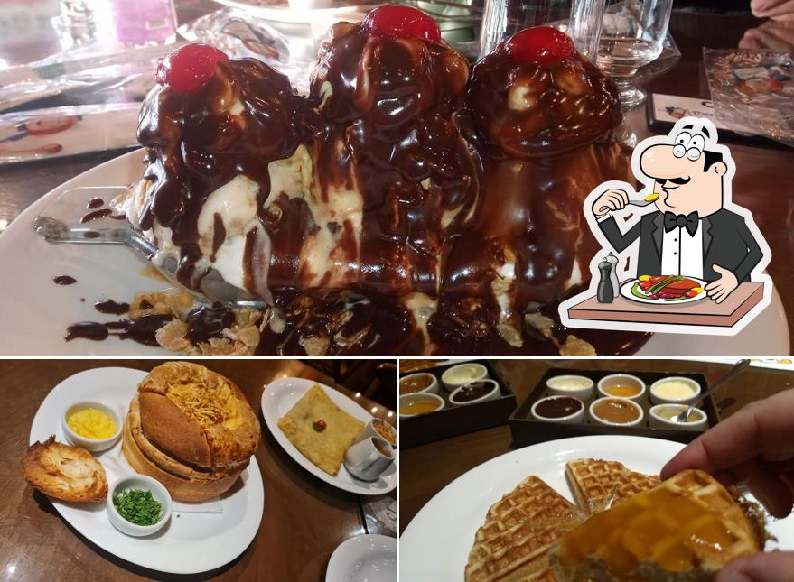 Platos en Casa da Velha Bruxa