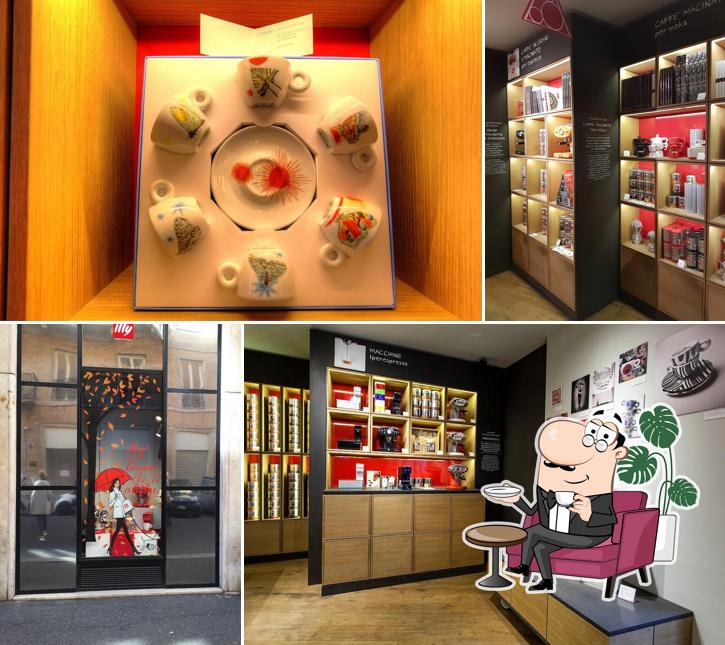 Gli interni di illy Shop