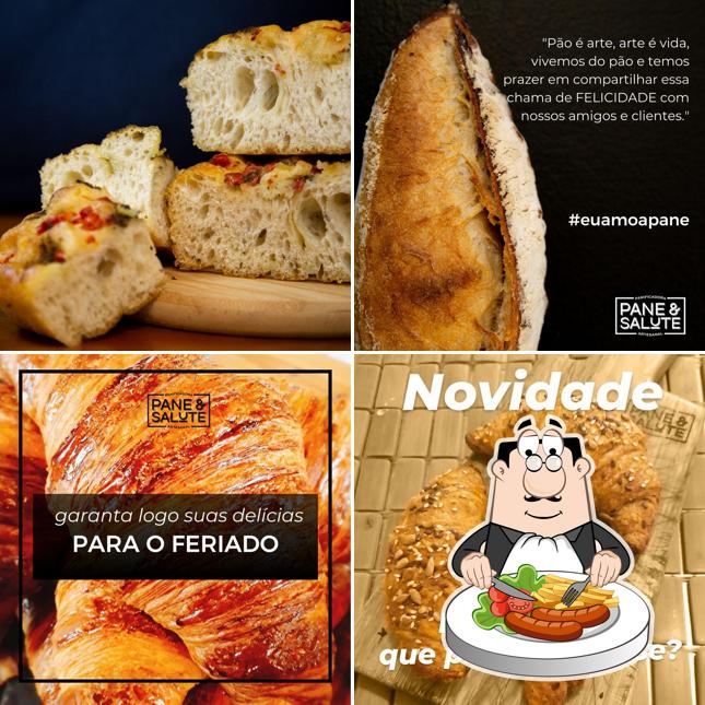 Comida em Pane & Salute Padaria e Café