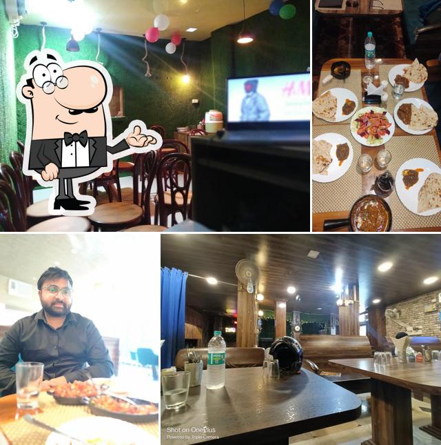 Take a seat at one of the tables at 9to11 Foods