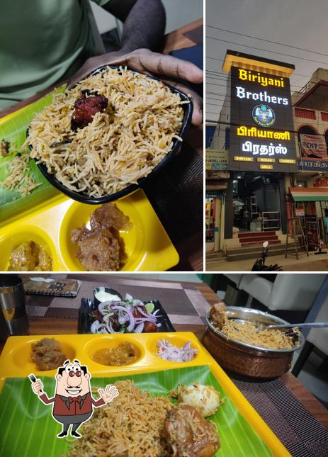 Among various things one can find food and exterior at BIRIYANI BROTHERS
