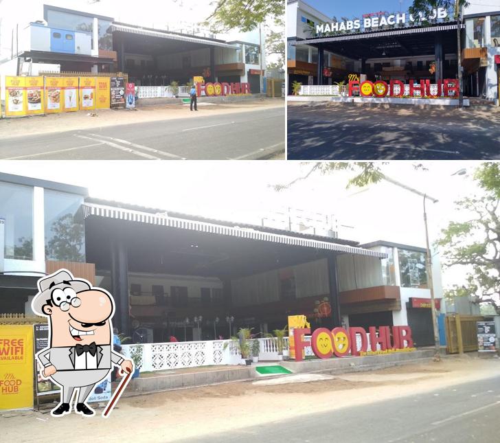 You can get some fresh air outside Mahabs Beach Club