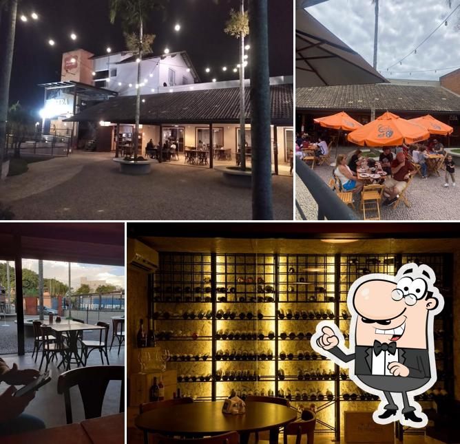 O interior do Picanha Pimenta & Pinga