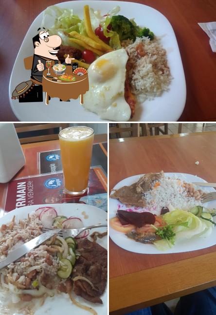 Esta é a imagem ilustrando comida e cerveja a Restaurante Patrícia