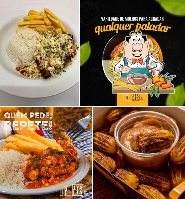 Esparguete à bolonhesa em Italia no Box