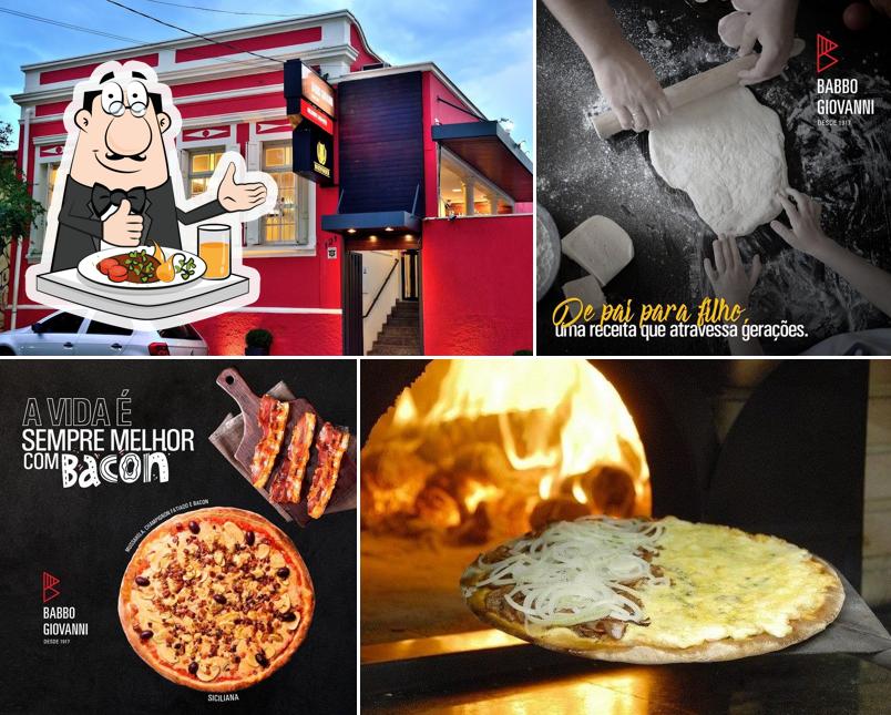 Comida em Babbo Giovanni Itu