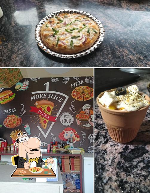 Food at 1 more slice pizza