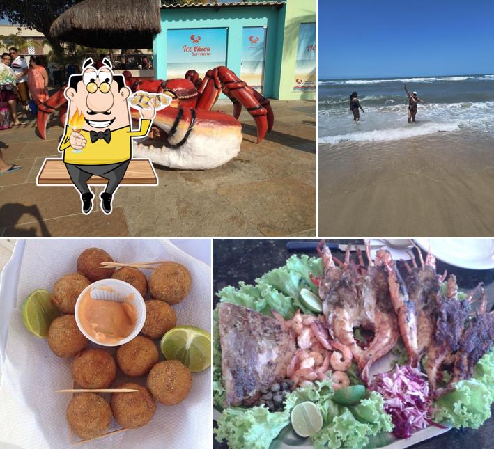 Experimente frutos do mar no Cumbuco Acqua Beach