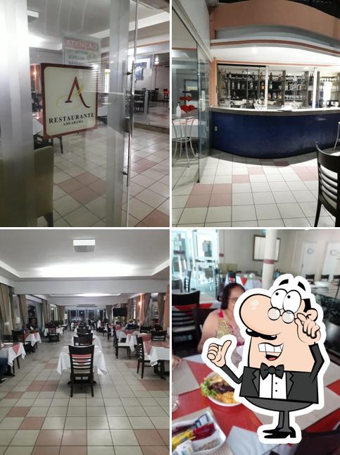 O interior do Restaurante Amuarama