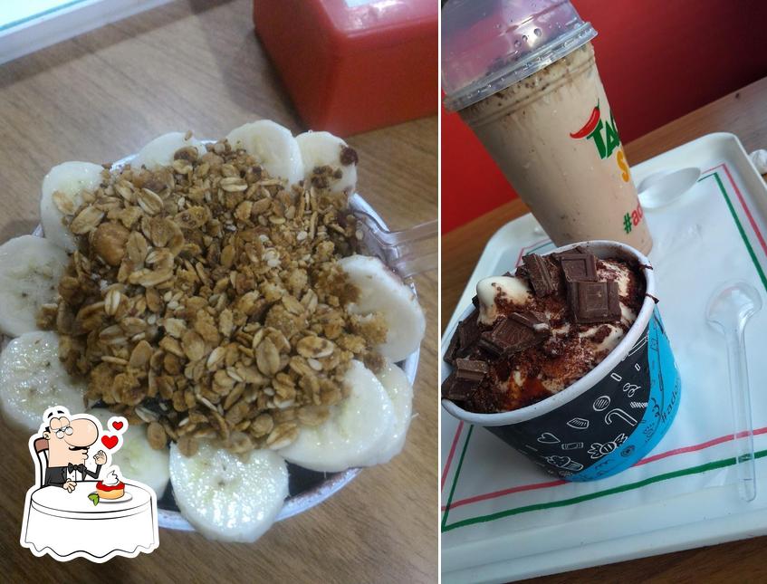 Taco Shake oferece uma variedade de pratos doces