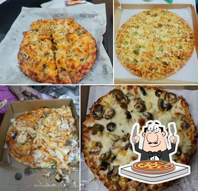 Try out various types of pizza