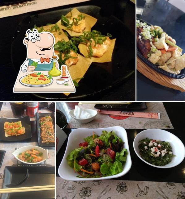 Platos en Seu Miyagi Sushi Lounge