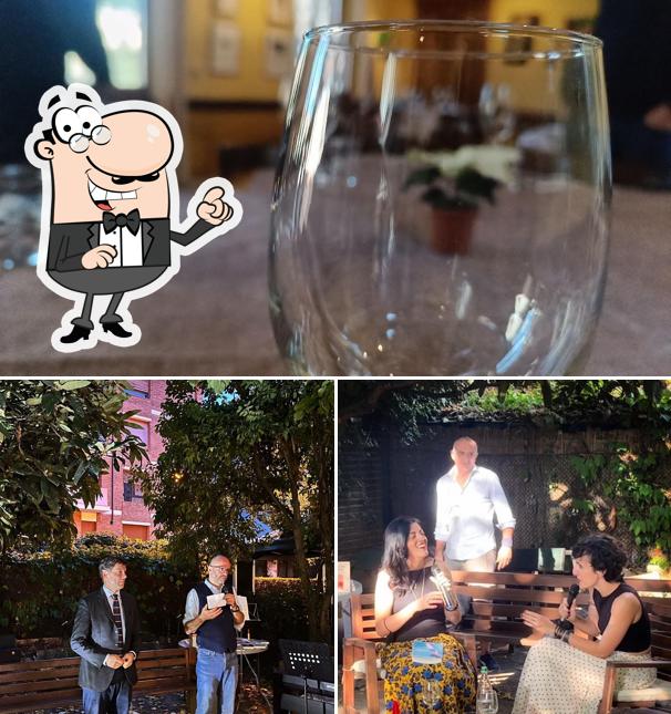 Voici la photo représentant la extérieur et nourriture sur Trattoria Decoratori & Imbianchini