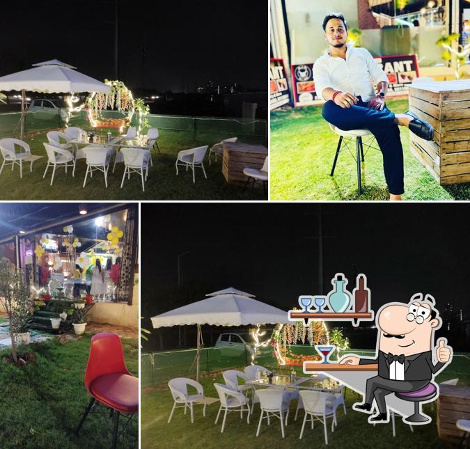 The interior of Black Bug Caffe & Restro