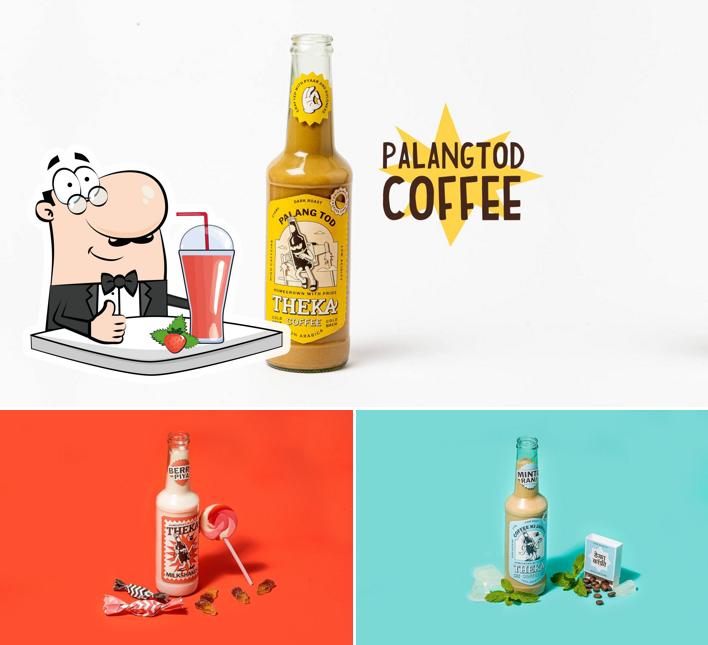 Enjoy a drink at Theka Coffee