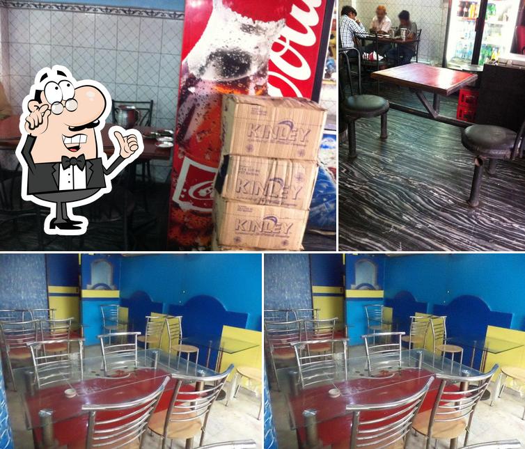 The interior of Bhargava Dhaba