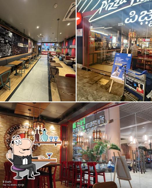 The interior of Pizza Hut