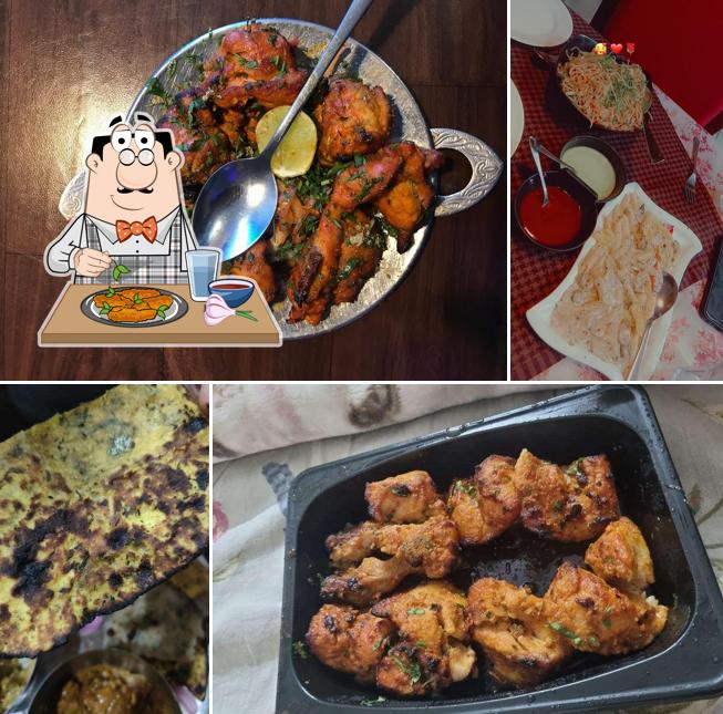 Chicken wings at Uttam's Buffet and Restaurant