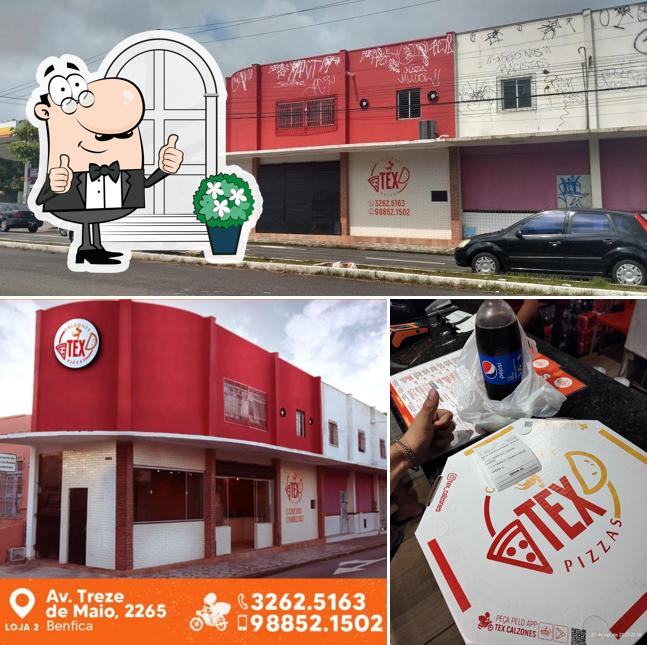 O exterior do Tex Pizzaria Benfica