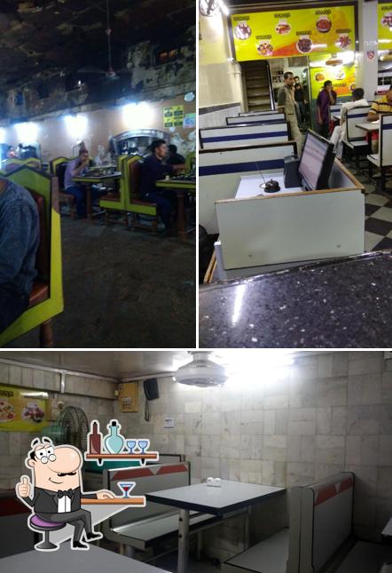 The interior of Usmaniya Hotel