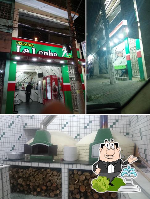 O exterior do Pizzaria La Lenha