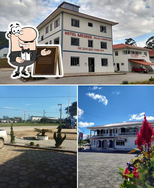 O exterior do Restaurante e Lanchonete Meurer