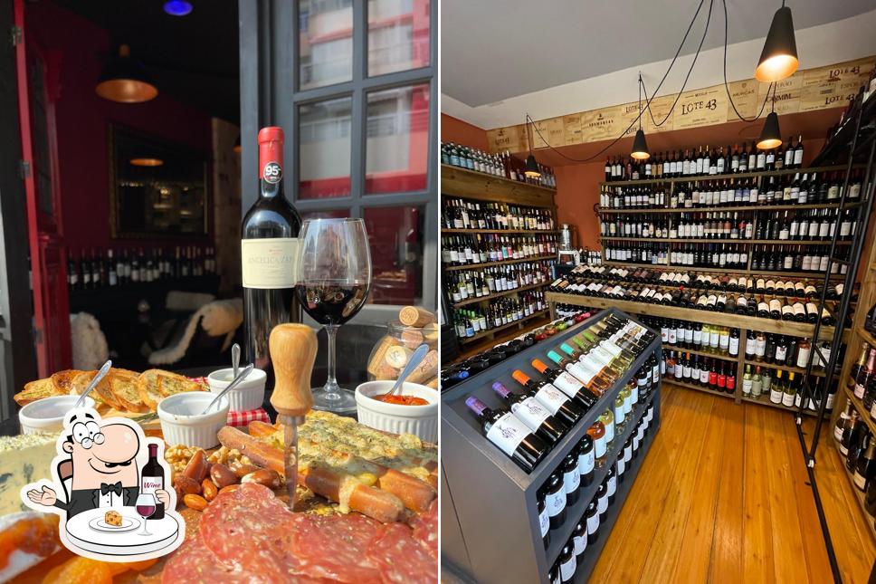 É agradável saborear uma taça de vinho no Chez Vin Pub e depôt