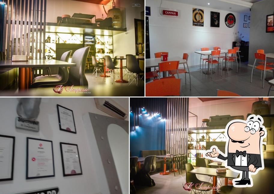 Dai un'occhiata agli interni di Il Simposio