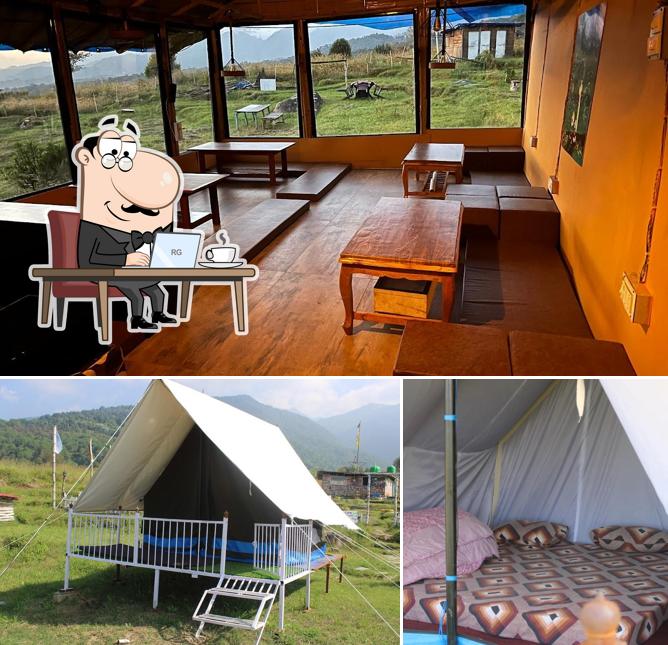 The interior of Freestays Asta Cafe