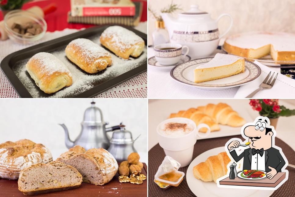 Comida em Industria de pães alemães Backstube