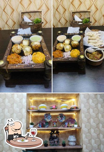 Food at Lalu Ki Litti